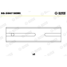 GLYCO Coussinet de palier, bielle 55-3567 SEMI