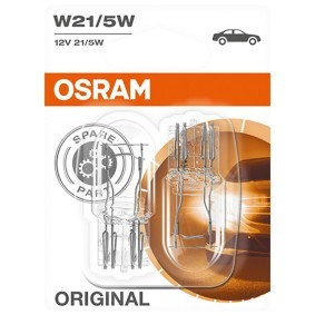 OSRAM Lemputė, stabdžių / galinės šviesos W21/5W, 12V 21/5W, ORIGINAL 7515-02B
