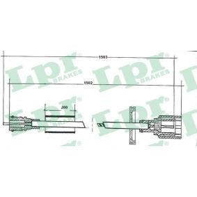 LPR Cable del velocímetro C0053SP