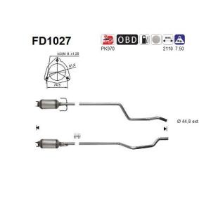 AS Partikelfilter (DPF) FD1027
