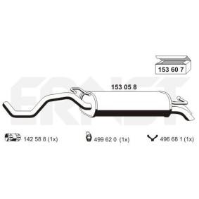 d'origine Audi Q8 ERNST Silencieux 153058