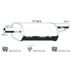 177092 Marmitta centrale ERNST PEUGEOT 206 prezzo