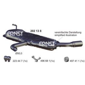 d'origine Audi Q8 ERNST Silencieux de pot d'échappement 202138