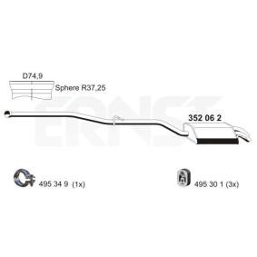 original Mercedes-Benz GL ERNST Slutdämpare 352062