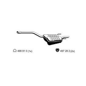 d'origine Mercedes-Benz VIANO ERNST Silencieux d'échappement 363013