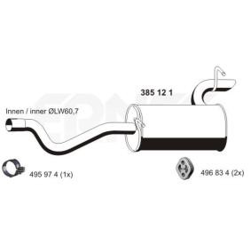 d'origine Mercedes-Benz VIANO ERNST Pot d'échappement 385121