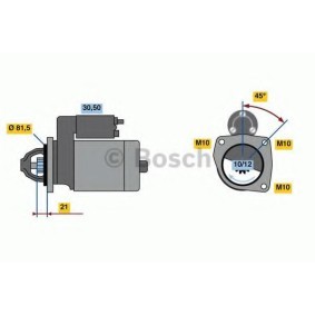 BOSCH Starter 0 986 023 180
