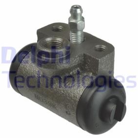 DELPHI Hjulcylinder 20,6 mm, utan integrerad regulator, Gjutjärn LW90141