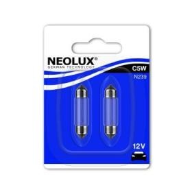 NEOLUX® Gloeilamp, kentekenplaatverlichting 12V 5W, C5W, SV8.5-8 N239-02B