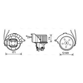 AVA COOLING SYSTEMS Gebläsemotor OL8627