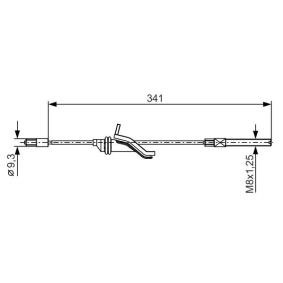 BOSCH Câble de frein à main 1 987 482 188