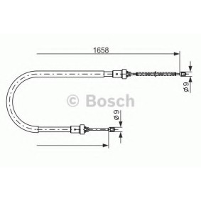 BOSCH Cable de freno de mano 1 987 482 234