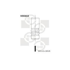 BGA Innløpsventil V033413
