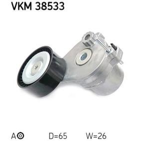 SKF Strammehjul, kilerem 65mm VKM 38533
