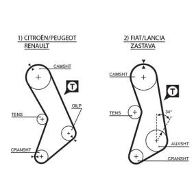 Spletna trgovina z GATES Zobati jermen 5003