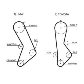 GATES Hammashihnat 5017