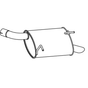 VEGAZ Silencieux arrière DS-345