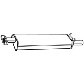 VEGAZ Endschalldämpfer Länge: 725mm FS-655