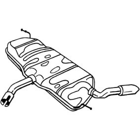 SKS-113 VEGAZ pot d'échappement SKODA YETI