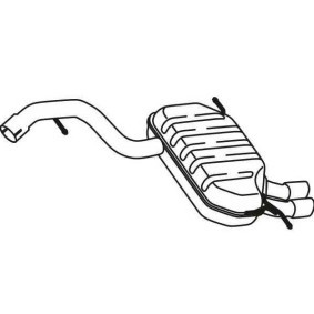 VEGAZ Bakre eksospotte VS-587