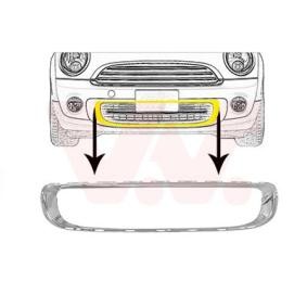 VAN WEZEL Grille de ventilation, pare-chocs 0508596