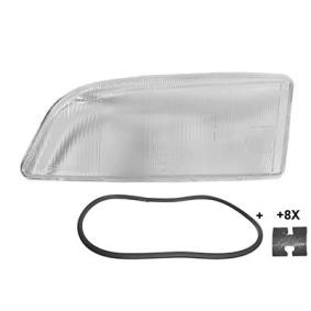 VAN WEZEL Scheinwerferglas links, mit Zubehör, mit Dichtung 5950977