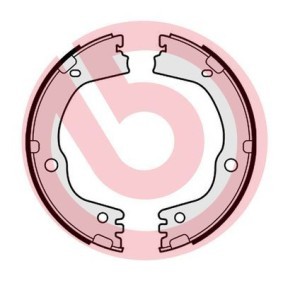 Spletna trgovina z BREMBO Komplet zavorne celjusti, rocna zavora S 30 543
