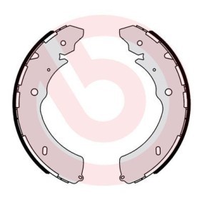 Купить BREMBO Комплект тормозных колодок S 34 508