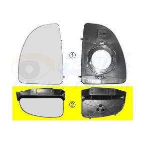 VAN WEZEL Cristal de espejo, retrovisor exterior 1747834