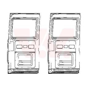 VAN WEZEL Achterklep 3050249