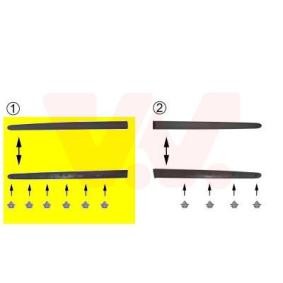 VAN WEZEL Baguette et bande protectrice, porte 4028423