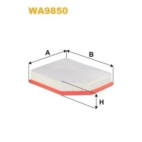Spletna trgovina z WIX FILTERS Zracni filter WA9850