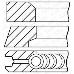 GOETZE ENGINE Stempelringsett 08-445100-00