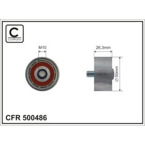 CAFFARO Polea inversión / guía, correa poli V 500486