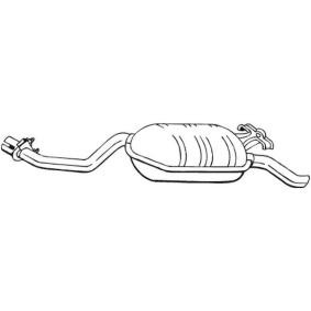 original Mercedes-Benz SL BOSAL Bakre ljuddämpare 278-209