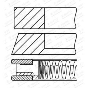 GOETZE ENGINE Stempelringsett 08-448300-00