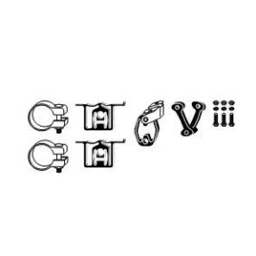 VEGAZ Kit d'assemblage, système d'échappement VA-166
