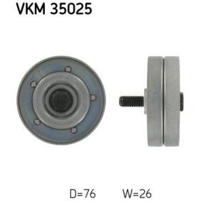 SKF Deflection / Guide Pulley, v-ribbed belt VKM 35025