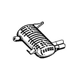 VEGAZ Bakre eksospotte BS-462EBER