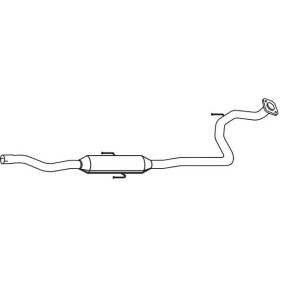 TS-489 silencieux intermédiaire VEGAZ Toyota AURIS