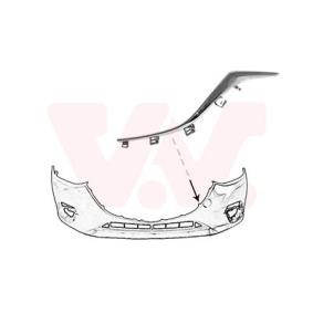 VAN WEZEL Plaat, bumper 2744581