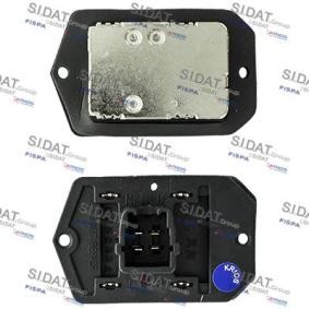 SIDAT Résistance, pulseur d'air habitacle 10.9170