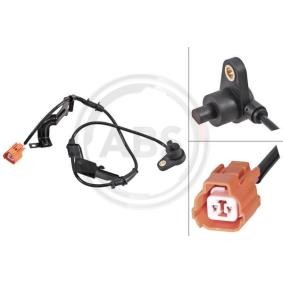 A.B.S. Senzor, stevilo obratov kolesa pasivni senzor, 830mm, 880mm, 27mm, oranžna 31661