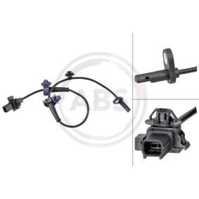 A.B.S. Senzor, stevilo obratov kolesa qaktivni senzor, 495mm, 580mm, 28mm, črna 31739