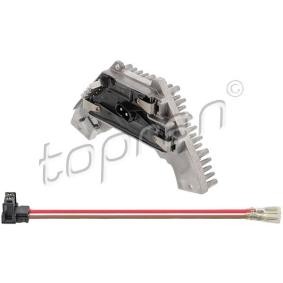TOPRAN Fläktbrytare, värme / ventilation med kabel 723 908