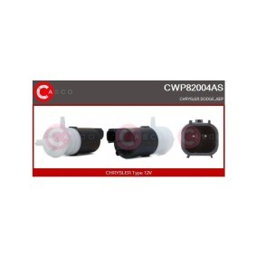 CASCO Bomba de agua de lavado, lavado de parabrisas CWP82004AS