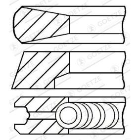 GOETZE ENGINE Stempelringsett 08-289300-00