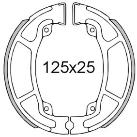 RMS Brake Lining, drum brake 22 512 0471