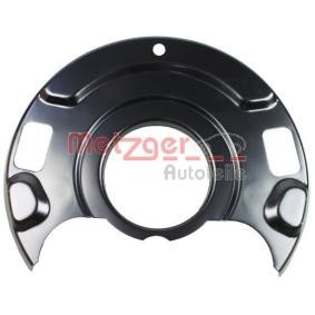 METZGER Ankerblech Vorderachse links, Vorderachse rechts 6115167