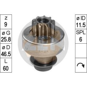ERA Frihjulsväxel, startmotor ZN1484